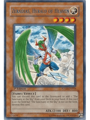 Zeradias, Herald of Heaven - FOTB-EN018 - Rare