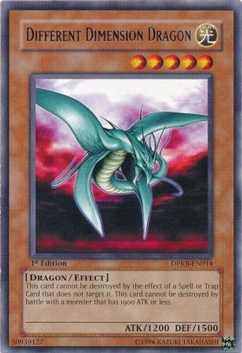 Different Dimension Dragon - DPKB-EN014 - Rare 