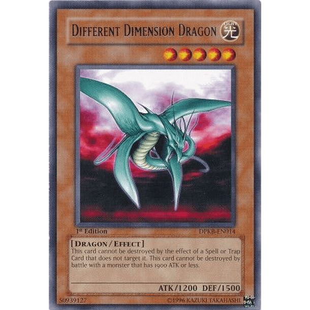 Different Dimension Dragon - DPKB-EN014 - Rare 