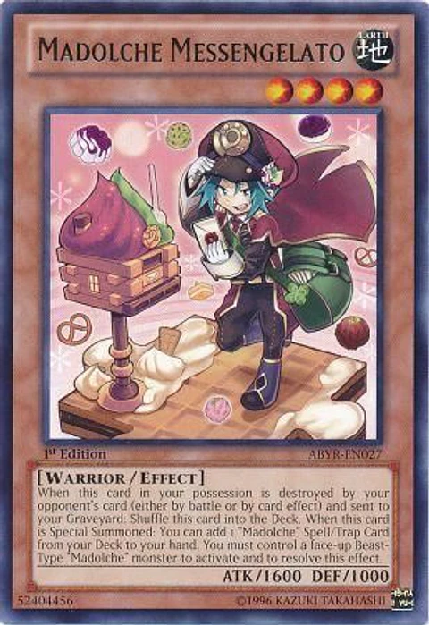 Madolche Messengelato - ABYR-EN027 - Rare 