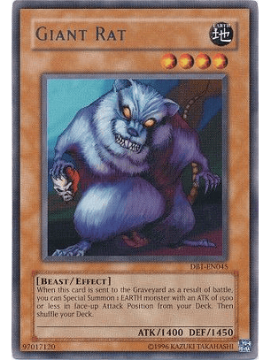Giant Rat - DB1-EN045 - Rare