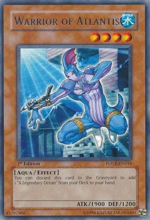 Warrior of Atlantis - FOTB-EN016 - Rare 