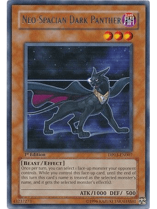 Neo-Spacian Dark Panther - DP03-EN007 - Rare