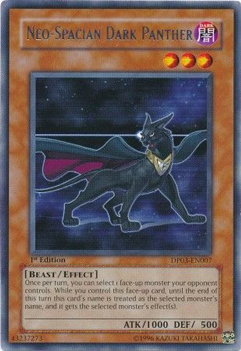 Neo-Spacian Dark Panther - DP03-EN007 - Rare