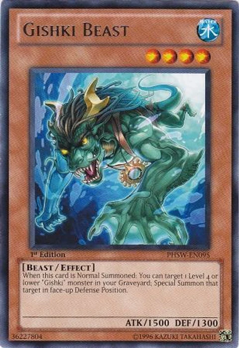 Gishki Beast - PHSW-EN095 - Rare 
