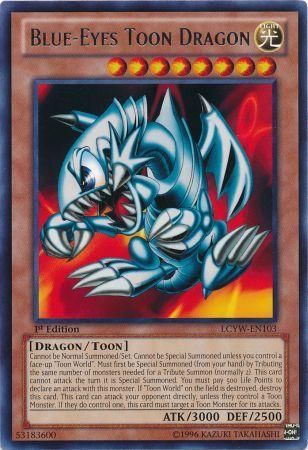 Blue-Eyes Toon Dragon - LCYW-EN103 - Rare  1