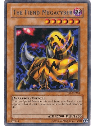 The Fiend Megacyber - DB1-EN203 - Rare (español)