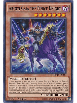 Arisen Gaia the Fierce Knight - MP16-EN238 - Rare 