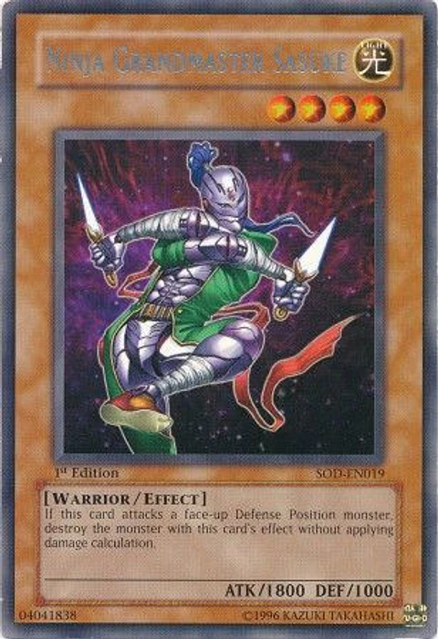 Ninja Grandmaster Sasuke - SOD-EN019 - Rare