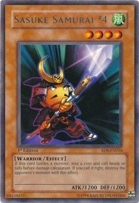 Sasuke Samurai #4 - RDS-EN016 - Rare