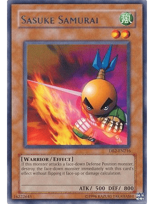 Sasuke Samurai - DB2-EN216 - Rare
