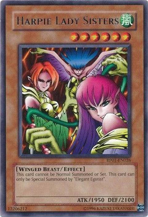 Harpie Lady Sisters - RP01-EN026 - Rare