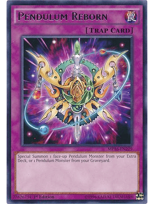Pendulum Reborn - MP16-EN229 - Rare 
