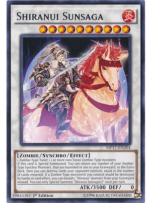 Shiranui Sunsaga - MP17-EN204 - Rare