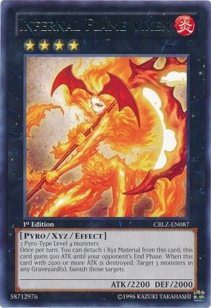 Infernal Flame Vixen - CBLZ-EN087 - Rare 1