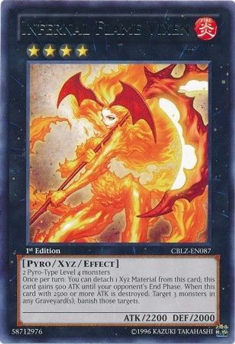 Infernal Flame Vixen - CBLZ-EN087 - Rare