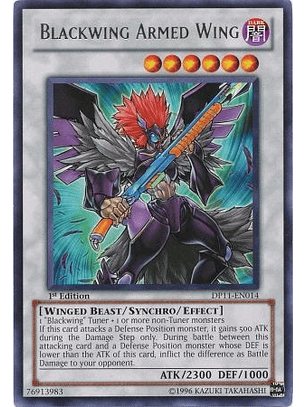 Blackwing Armed Wing - DP11-EN014 - Rare