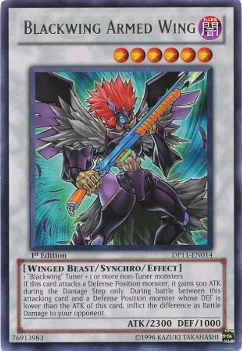 Blackwing Armed Wing - DP11-EN014 - Rare
