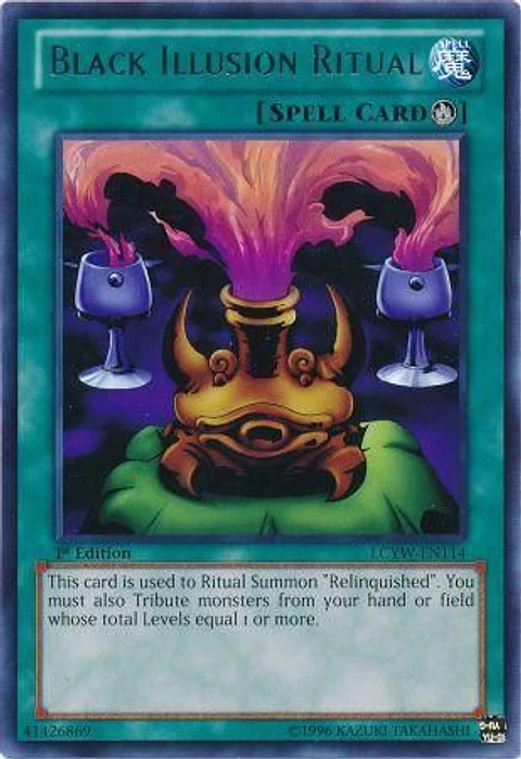 Black Illusion Ritual - LCYW-EN114 - Rare (español)