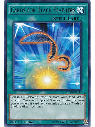 Cards for Black Feathers - LC5D-EN139 - Rare 
