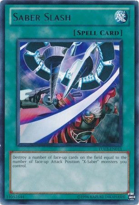 Saber Slash - TU03-EN011 - Rare (español)
