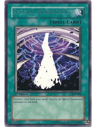 Special Hurricane - AST-084 - Rare (español) desgastada