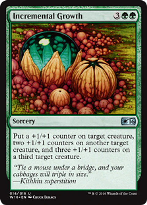Incremental Growth - W16 - U