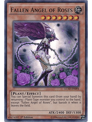 Fallen Angel of Roses - LC5D-EN094 - Ultra Rare