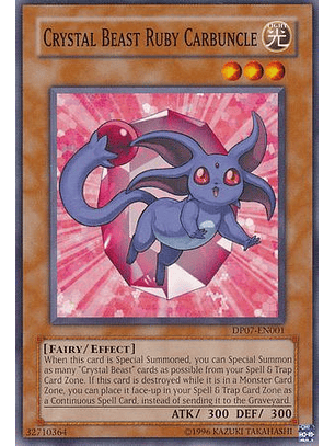 Crystal Beast Ruby Carbuncle - DP07-EN001 - Common