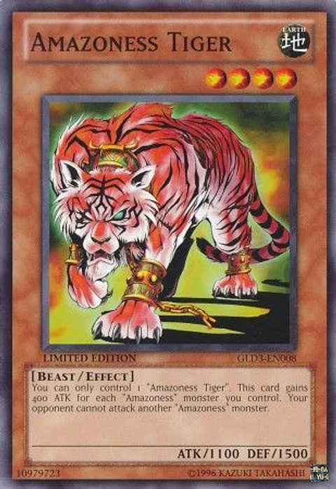 Amazoness Tiger - GLD3-EN008 - Common