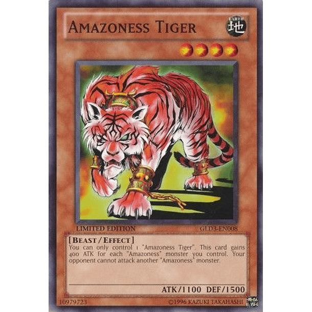 Amazoness Tiger - GLD3-EN008 - Common