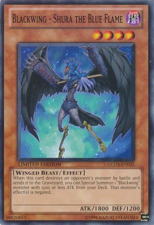 Blackwing - Shura the Blue Flame - GLD3-EN025 - Common 1