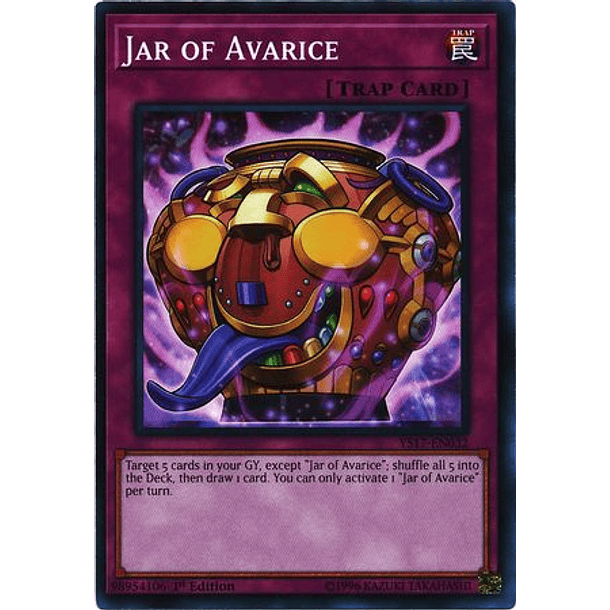 Jar of Avarice - YS17-EN032 - Common
