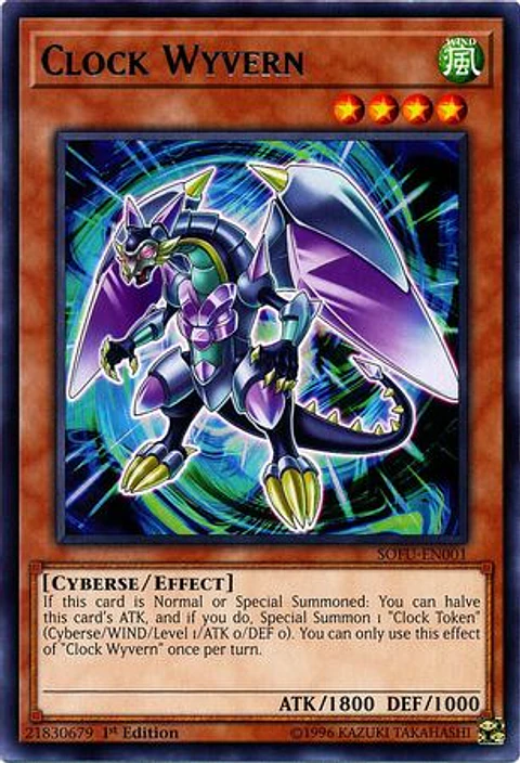 Clock Wyvern - SOFU-EN001 - Rare 