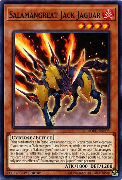 Salamangreat Jack Jaguar - SOFU-EN005 - Common 