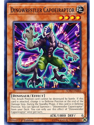 Dinowrestler Capoeiraptor - SOFU-EN006 - Common