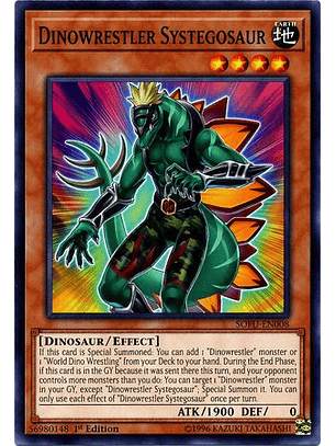 Dinowrestler Systegosaur - SOFU-EN008 - Common 