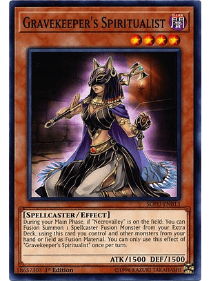 Gravekeeeper's Spiritualist - SOFU-EN013 - Common