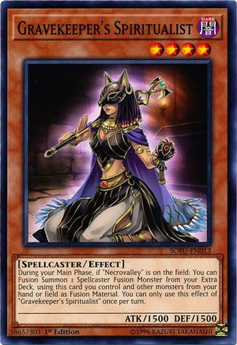 Gravekeeeper's Spiritualist - SOFU-EN013 - Common