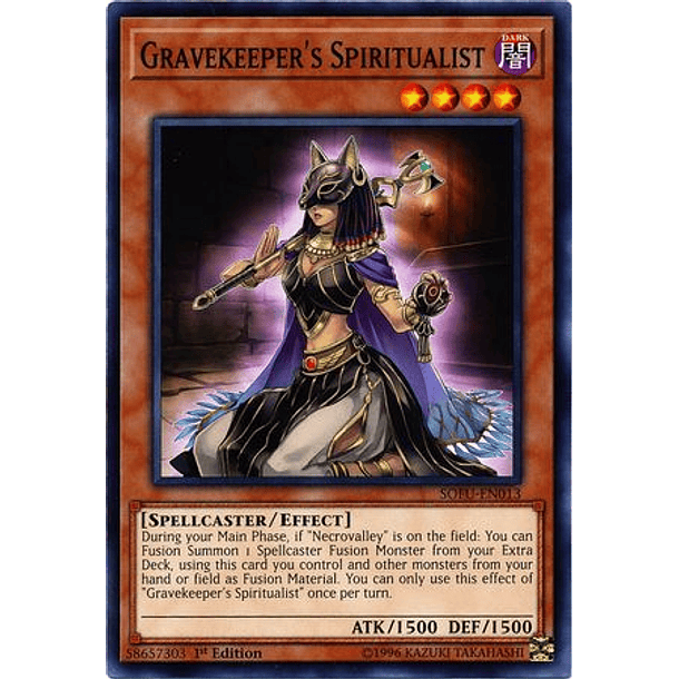 Gravekeeeper's Spiritualist - SOFU-EN013 - Common