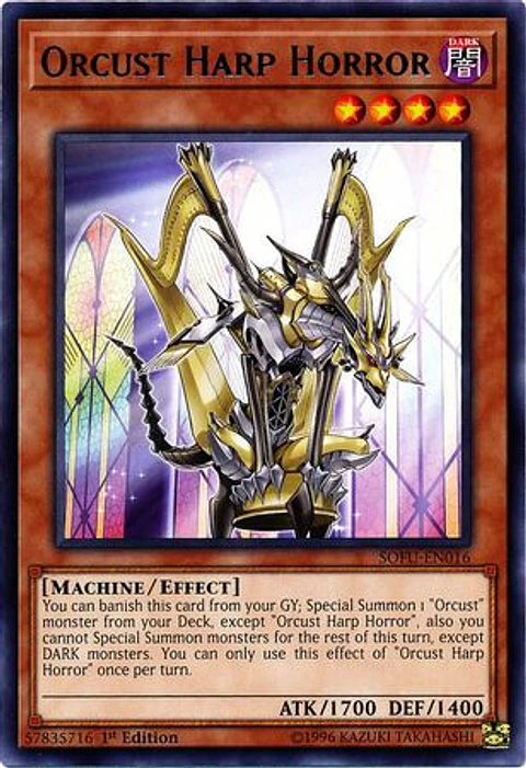 Orcust Harp Horror - SOFU-EN016 - Rare 