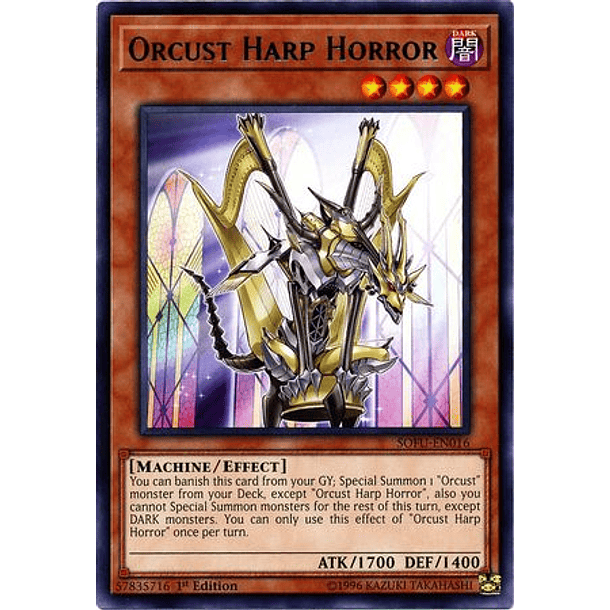 Orcust Harp Horror - SOFU-EN016 - Rare 
