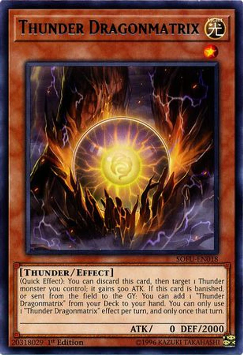 Thunder Dragonmatrix - SOFU-EN018 - Rare