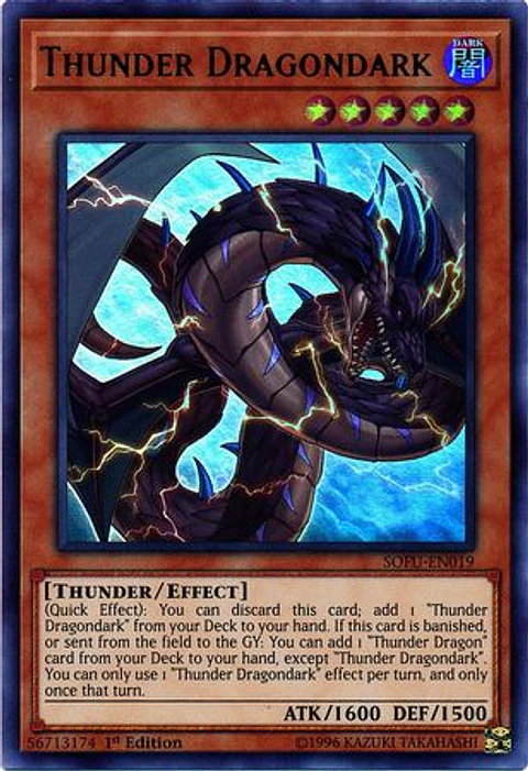 Thunder Dragondark - SOFU-EN019 - Ultra Rare