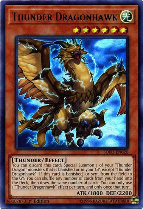 Thunder Dragonhawk - SOFU-EN020 - Ultra Rare