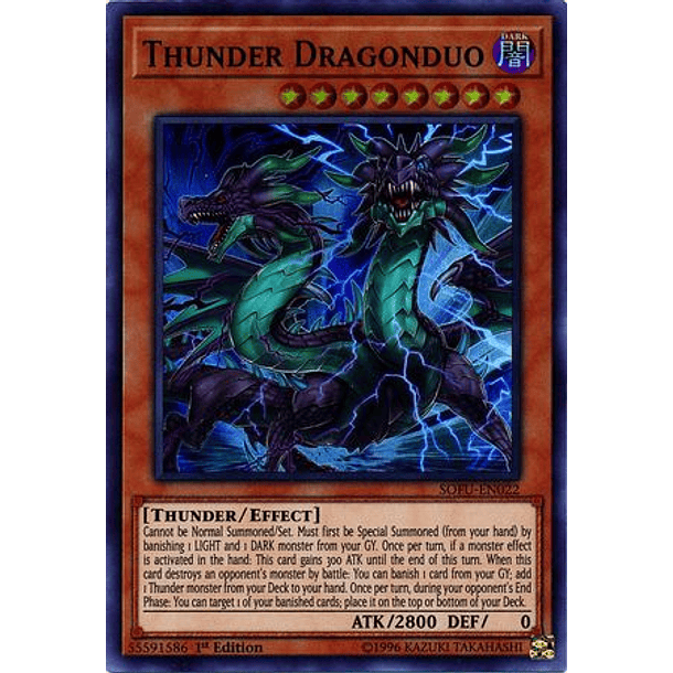 Thunder Dragonduo - SOFU-EN022 - Super Rare