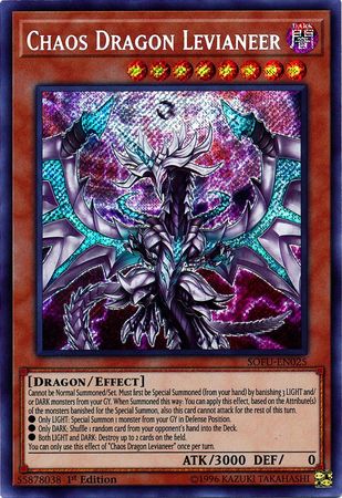 Chaos Dragon Levianeer - SOFU-EN025 - Secret Rare 1