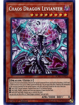 Chaos Dragon Levianeer - SOFU-EN025 - Secret Rare