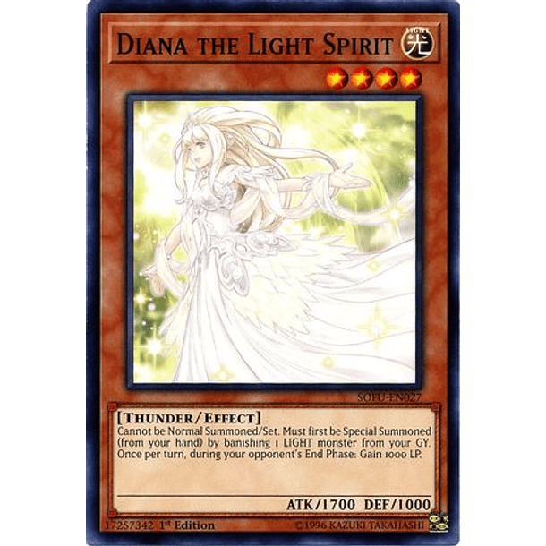 Diana the Light Spirit - SOFU-EN027 - Common