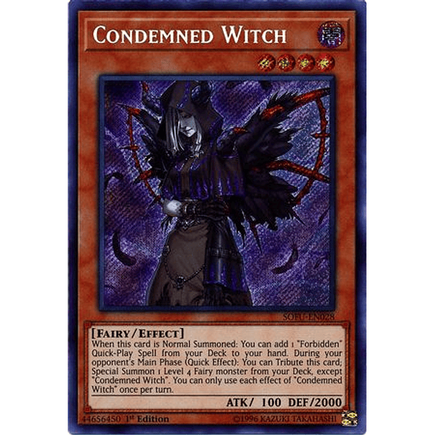 Condemned Witch - SOFU-EN028 - Secret Rare